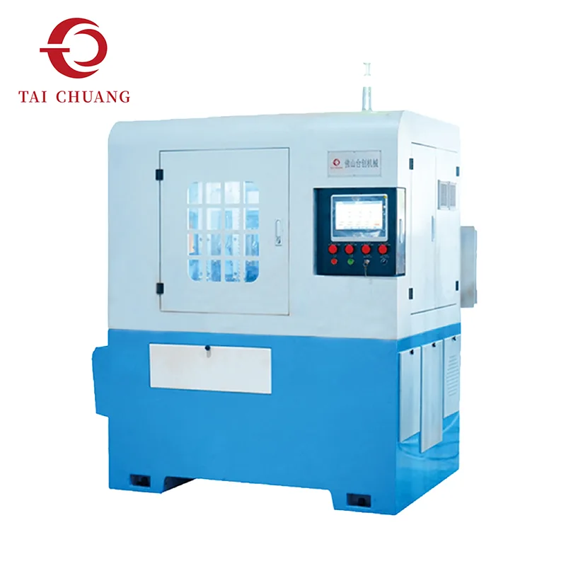 Двойные шпиндели проходят через станок для нарезки гаек